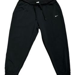 Women Black Pants Nike Dri-Fit Size 1X