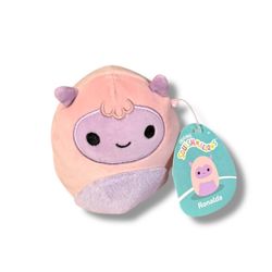 Squishmallows Ronalda the Yeti Plush – 5” – Pink & Purple Yeti – NWT