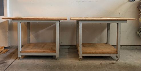Sturdy Set of Work Benches