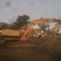 Cat excavator