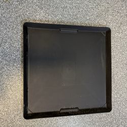 Black Rubber Oil Drip Pans X2