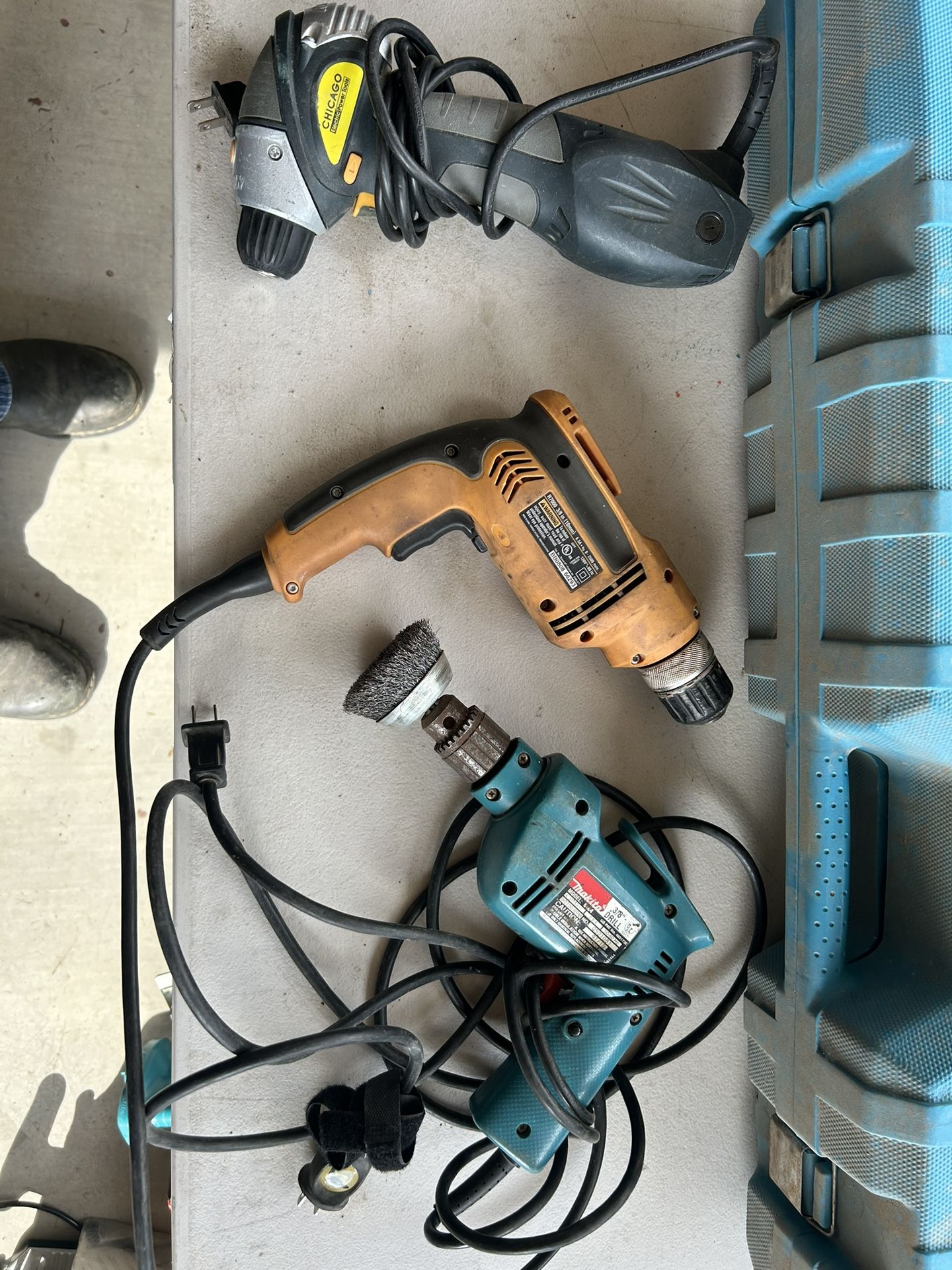 Drills, Tape Measures, Buffer