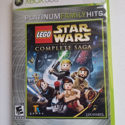 LEGO Star Wars: The Complete Saga (Xbox 360, 2007)Platinum Hits-Tested