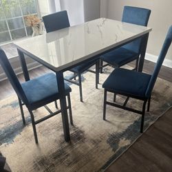Dining Table Set (4 Chairs And Table Included) 