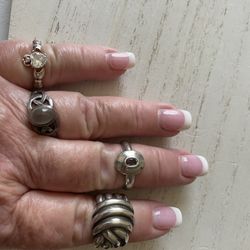 Sterling rings