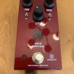 Keeley Mk 3 Driver Andy Timmons Overdrive Electric Guitar Pedal