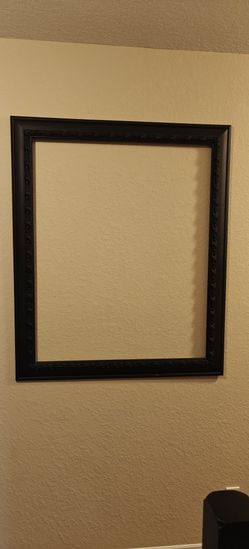 Large Black Wood Frames / Metal Wall Art