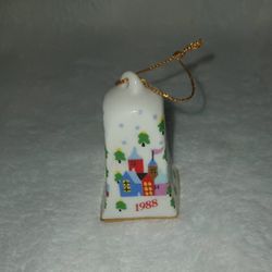 Lillian Vernon Mini Porcelain Hanging Bell