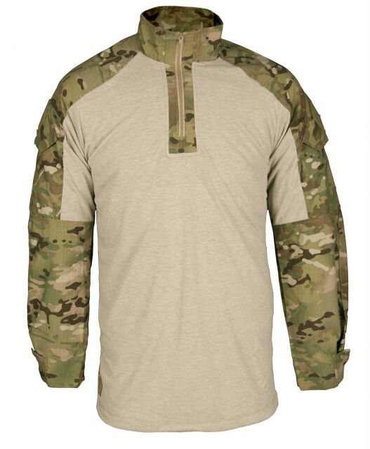 Multicam Serket Light Weight Flame Resistant Combat Shirt Melt Drip Anti-Microbial Breathable odor elimination thermal Moisture Made in USA