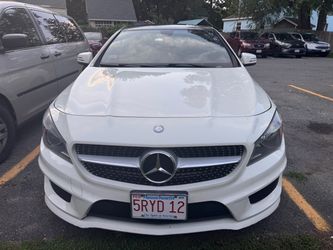Mercedes-Benz CLA White Sedan