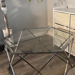 glass coffee table