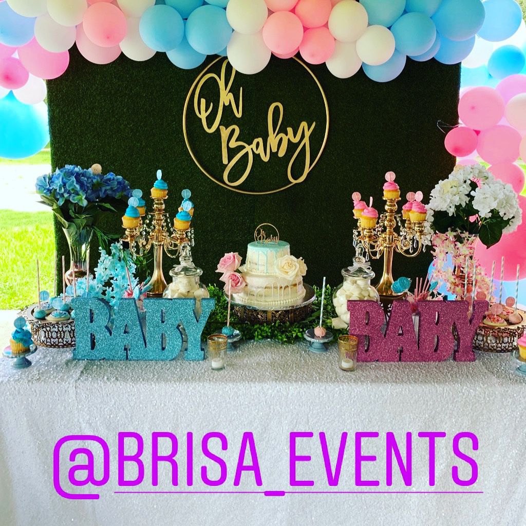 Gender reveal decoration party events