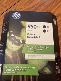 HP 950XLTwin Pack Black Ink Cartridges