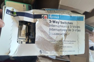 Leviton 3-Way Light Switches 6-Pack