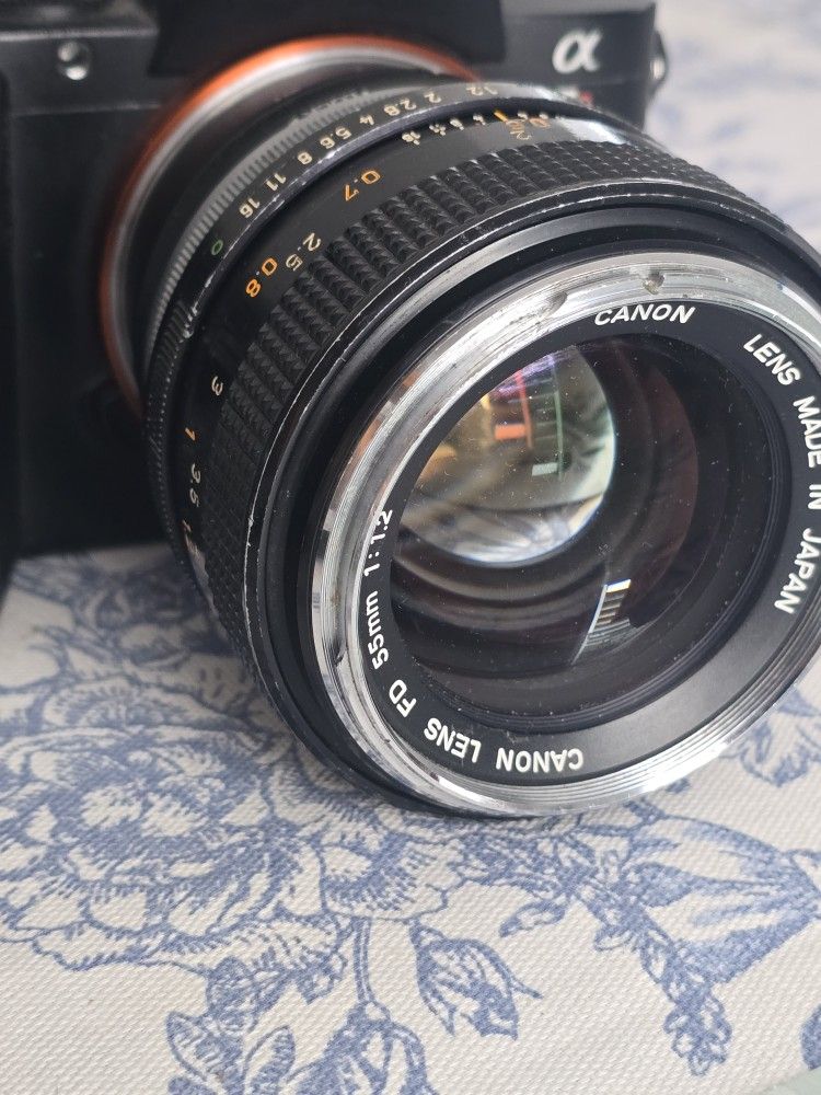 Canon Fd 55mm 1.2 Chrome Nose