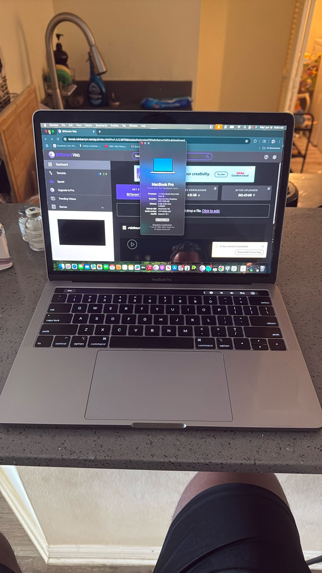 MacBook Pro 2019 W/ Latest OS