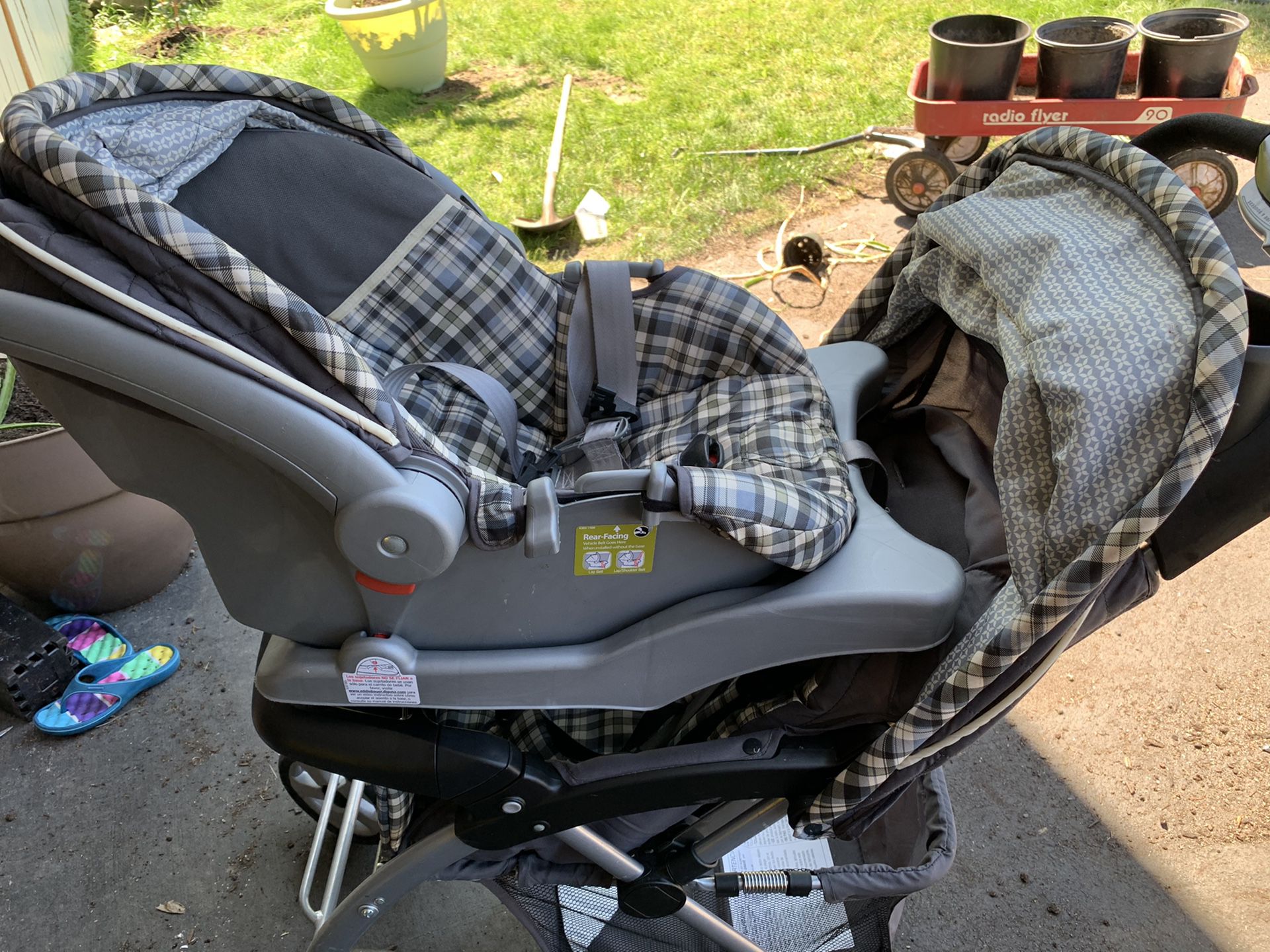 FREE Eddie Bauer baby car seat and stroller