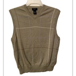 Dockers Green Vest , 100% Cotton, Men Size Large