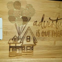 15"x11" Wood Cutting Board Charcuterie Christmas