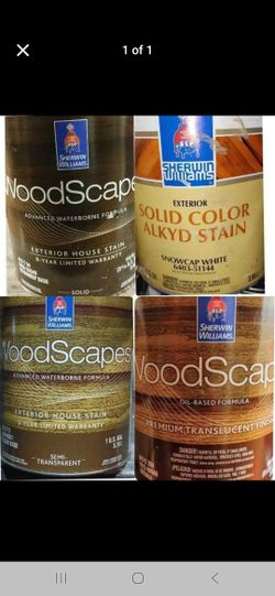 New Exterior Stain - See Description