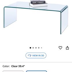 Rectangle Coffee Glass Table