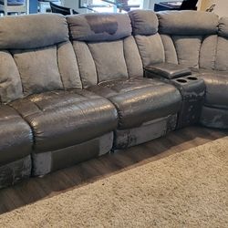 Sectional Recliner Couch