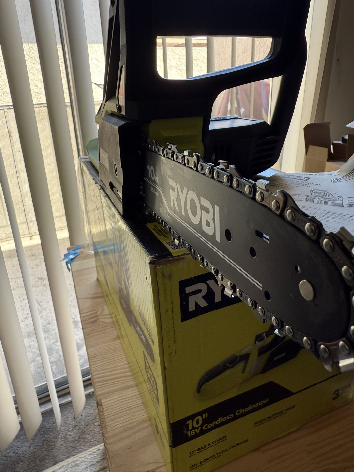 Title: Ryobi One+ 18V 10” Cordless Chainsaw (Tool Only)