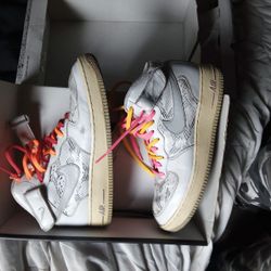 Nike Air Ones Mid Snake Cocoa 10 1/2