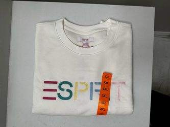 Esprit Logo Crewneck Sweatshirt XXL White
