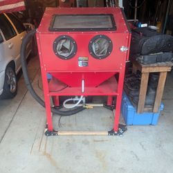 Harbor Freight Sand Blasting Cabinet With Upgrades