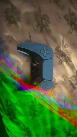 Blue ps5 controller