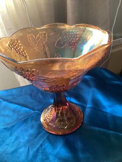 9inches wide. Very Nice Carnival Lass $ 10.00