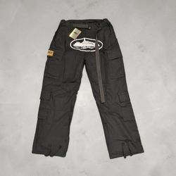 Black Corteiz Cargo Pants 