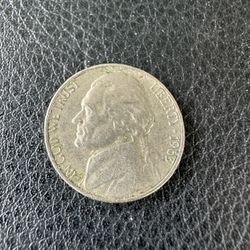 1963 No mint mark Nickel