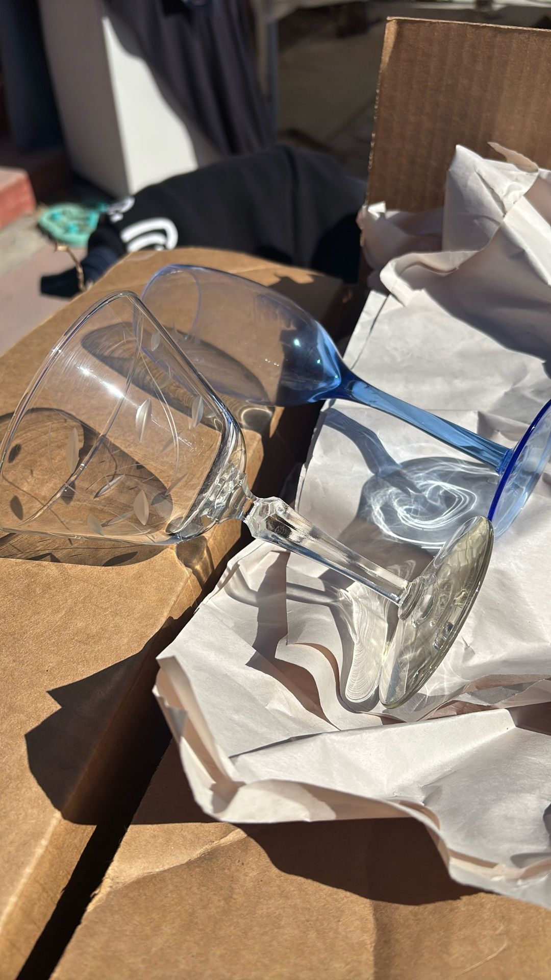 Wine Glasses Whole Box $4