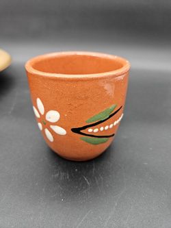 Handcrafted Terracotta Tea Mug: Earthy Charm, Food Safe