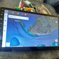  Android 2022 Single Din Stereo With WiFi N More Apple Car Play Android Audio Compatibility Double Din Deck Out 10in  With Screen Protector On It 