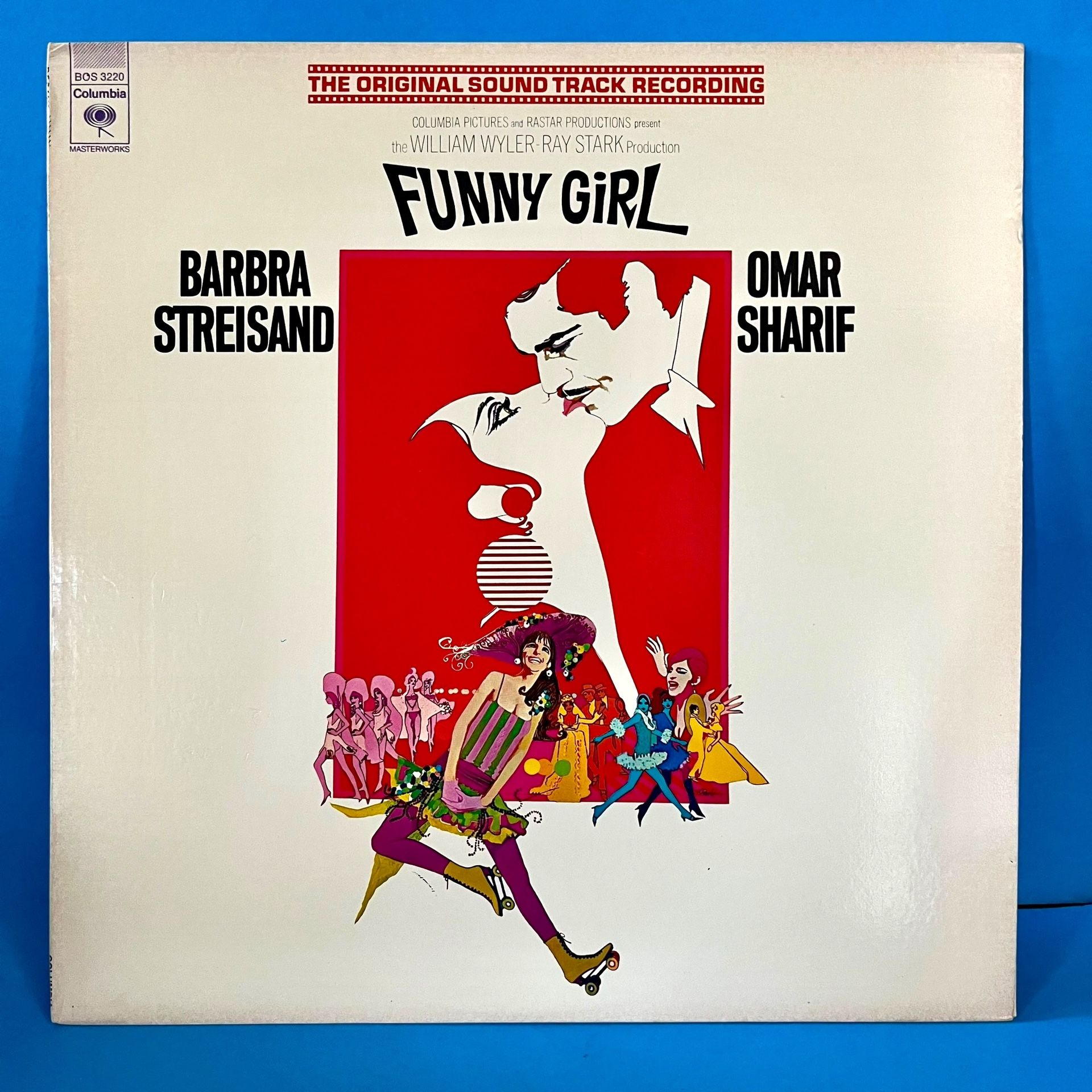 Funny Girl Soundtrack LP Barbra Streisand Omar Sharif 1968 Columbia BOS 3220
