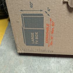 Large TV Moving Box