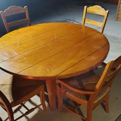 Wood Table 4 Seater