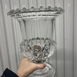 Heavy Crystal Trophy Urn 