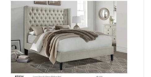 King bed frame available