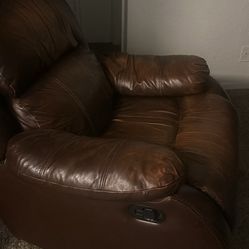 beautiful leather recliner