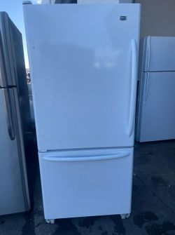 Maytag Bottom Freezer White Refrigerator
