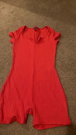 Comfort casual solid color short sleeve jumpsuit, summer wear