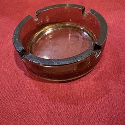 Vintage Glass Ashtray Made In France