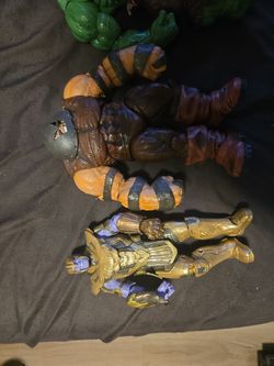 Marvel Action Figures Lot – Hulk, Thanos & More