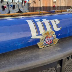 Miller Light Pool Table Light 