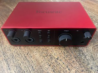 Focusrite Scarlett 4i4 4th Gen USB Audio Interface