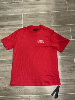 Red Bone Stacked Shortsleeve Amiri Shirt *AUTHENTIC*